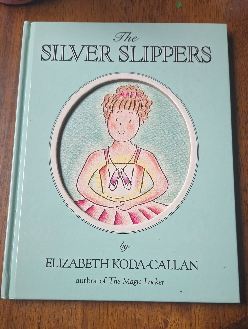 Unbranded Kids Silver Ballet Slippers Illustration Book Cover